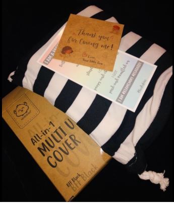Customer photo review of Carseat Canopy - Nursing Cover