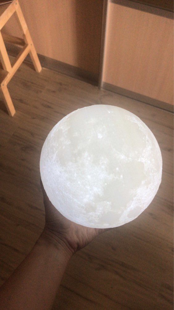 Customer photo review of Mystical Moon Lamp