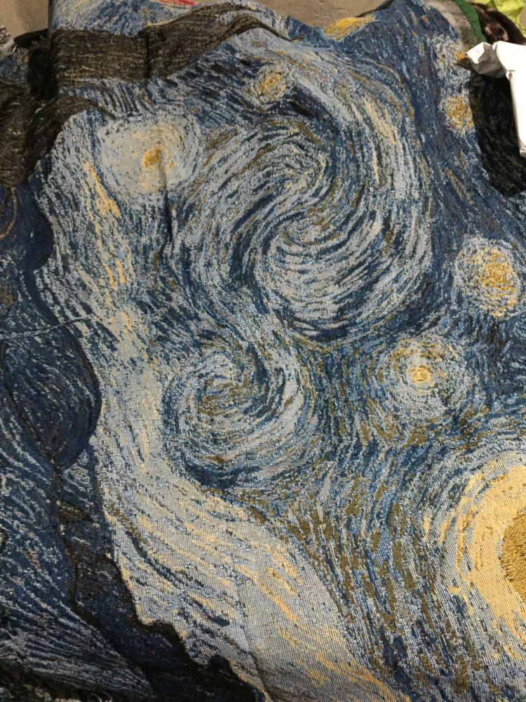 Customer photo review of Starry Night Blanket