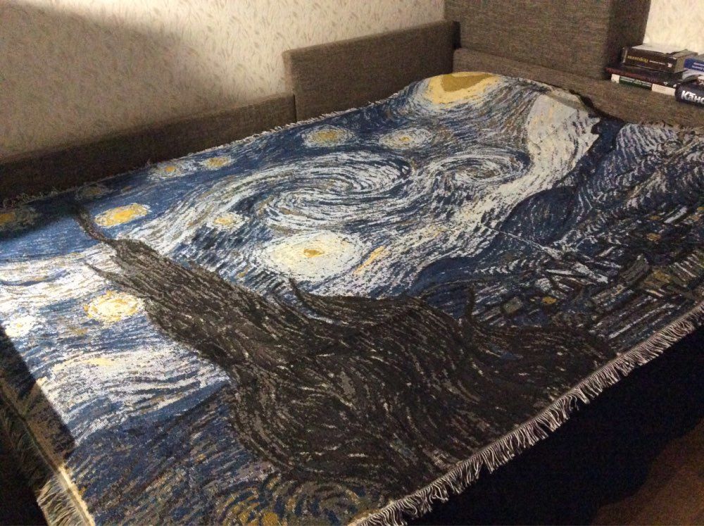 Customer photo review of Starry Night Blanket