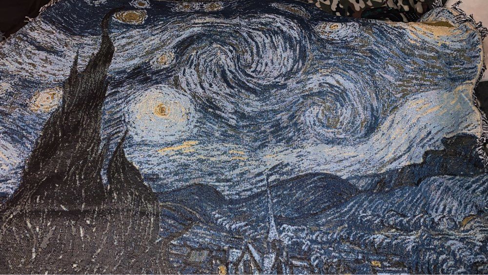 Customer photo review of Starry Night Blanket