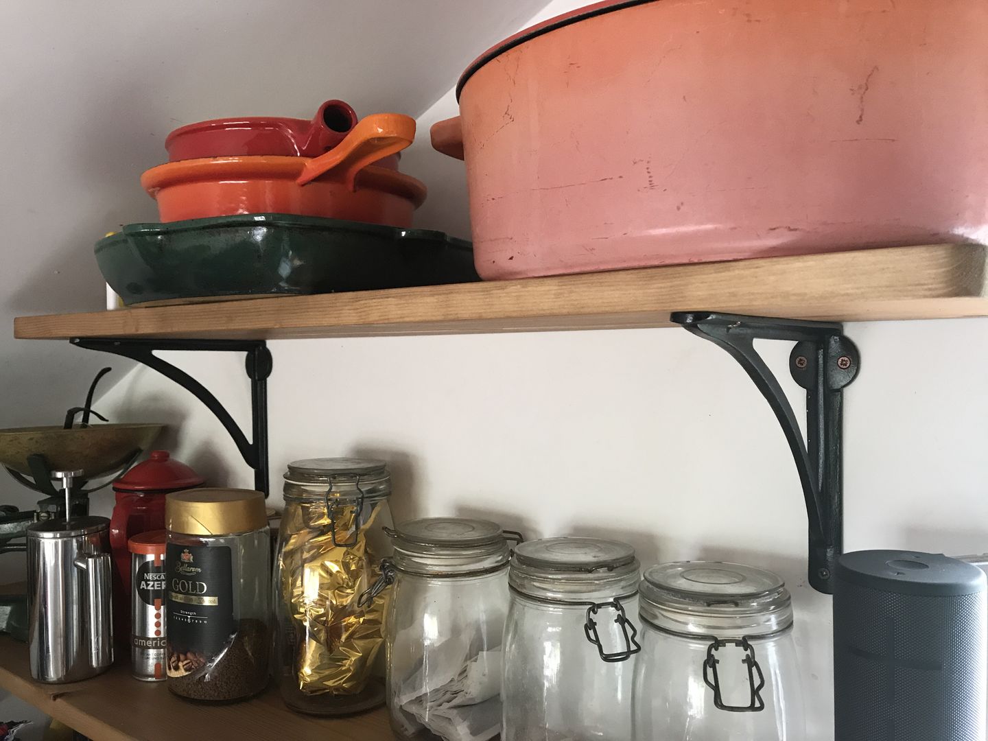 Customer photo review of 8 Inch Ironbridge Cast Iron Shelf Bracket