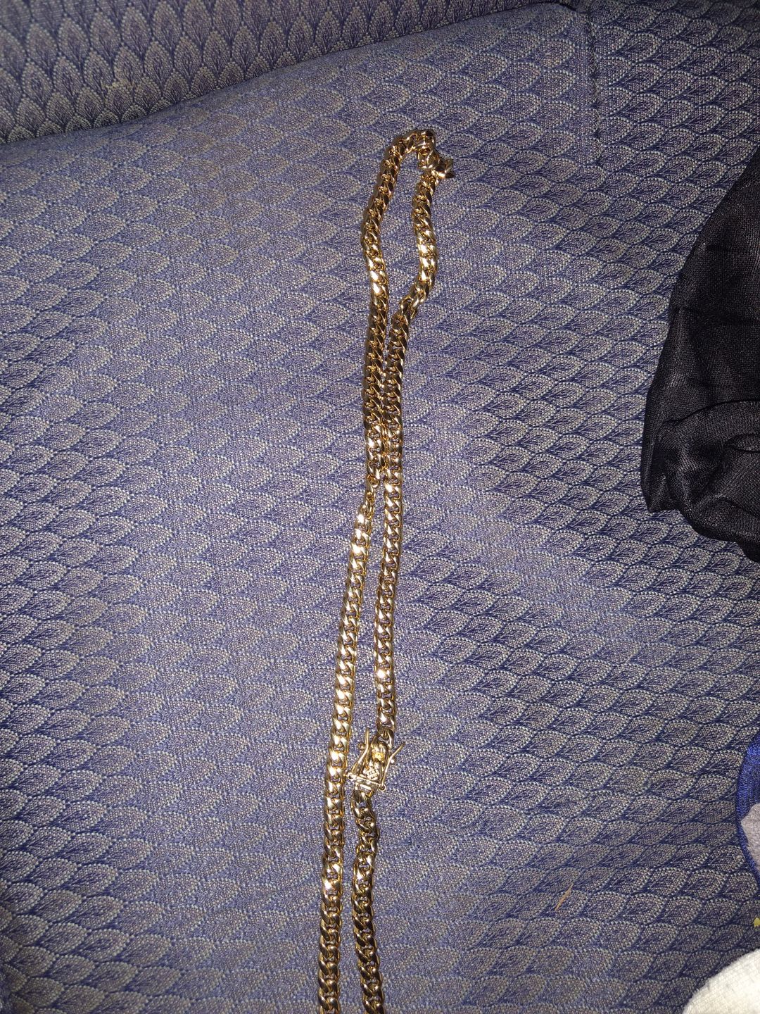 Customer photo review of 6mm 14K Gold IP Premium Miami Cuban Chain