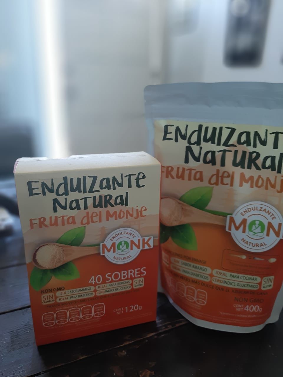 Customer photo review of Sobrecitos de Monk: Fruta del Monje en 40 sobres de 3 grs.