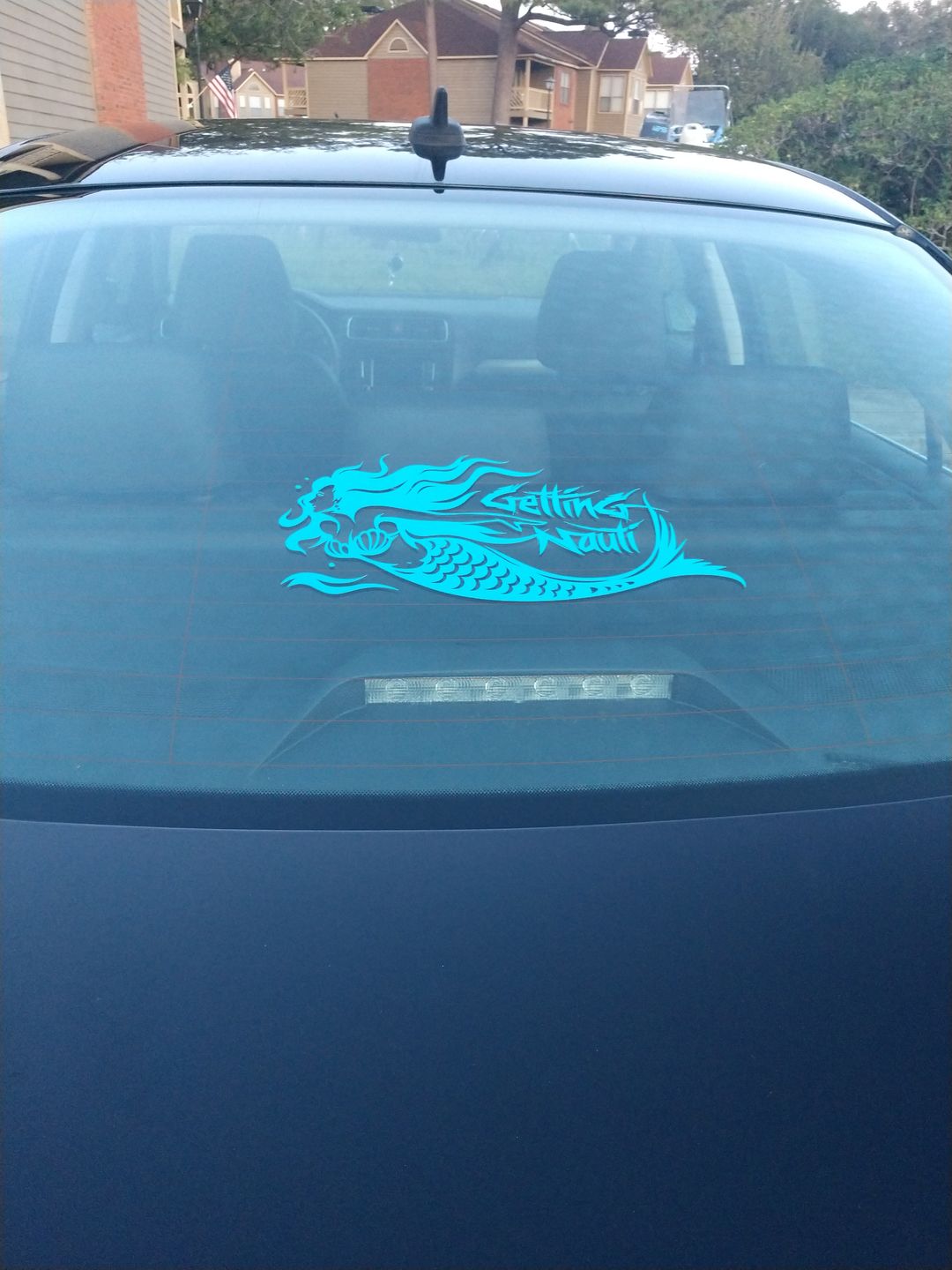 Customer photo review of Mermaid Vinyl Decal