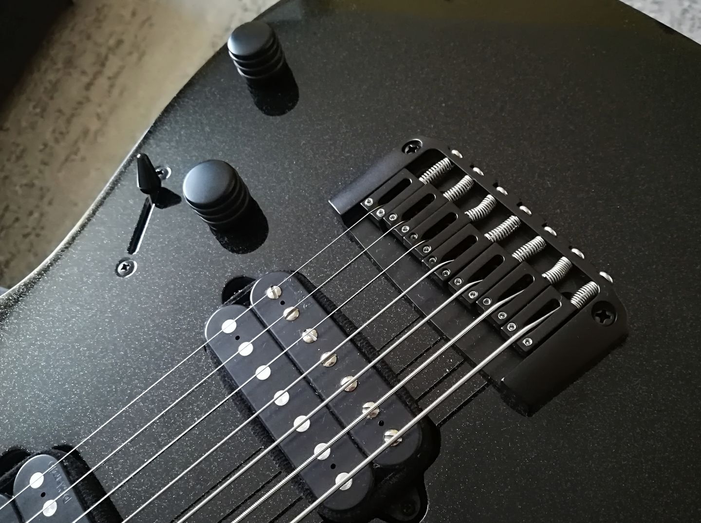 Customer photo review of 7 String Ibby HM Guitar Bridge