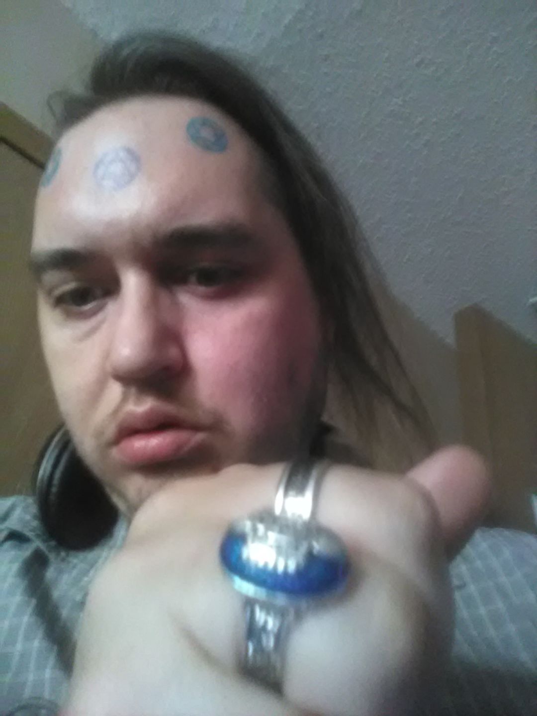 Customer photo review of Vintage Lapis Lazuli Ring