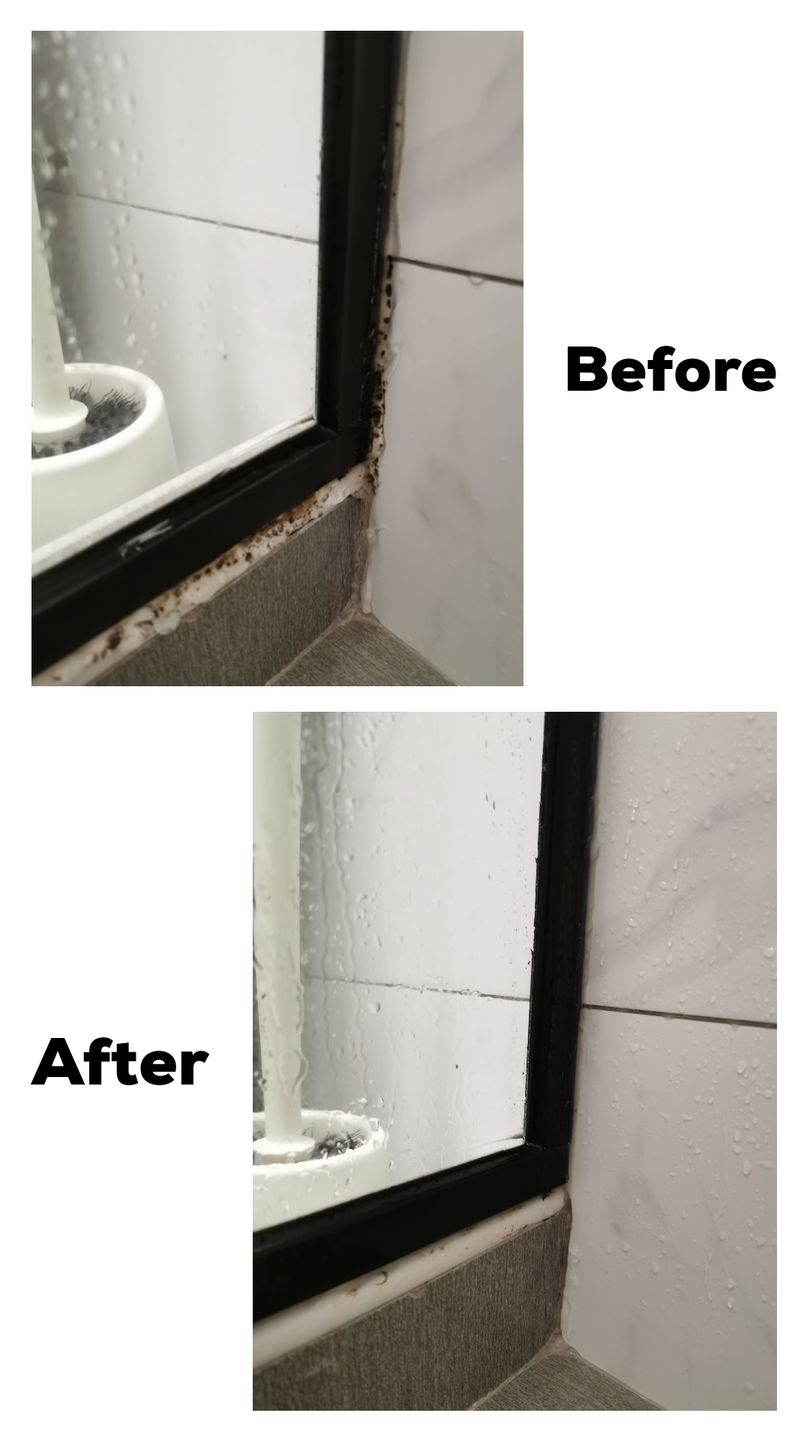 Customer photo review of Gong100 Mold Remover Gel