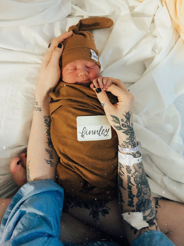 copper pearl camel swaddle