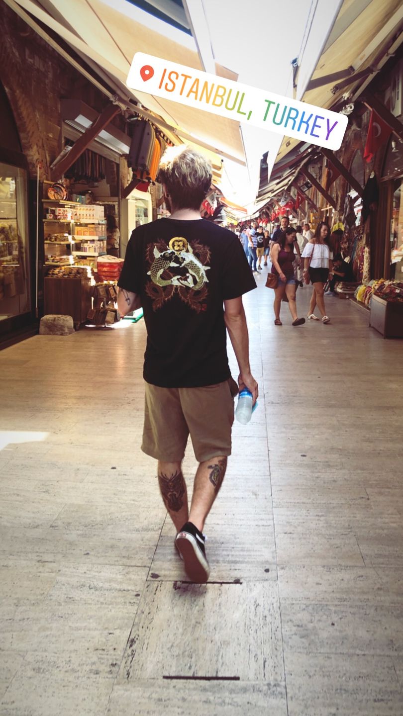 Customer photo review of Double Dragon & Koi Sukajan T-shirt
