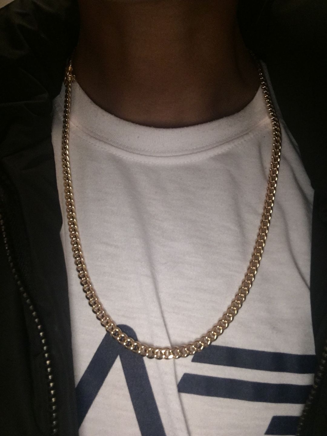 Customer photo review of 6mm 14K Gold IP Premium Miami Cuban Chain