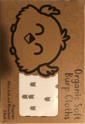 Customer photo review of Organic Baby Burp Cloths