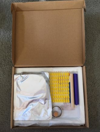 Customer photo review of Baby Handprint Footprint Keepsake Kit