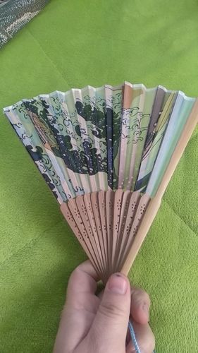 Customer photo review of Éventail Japonais La Grande Vague de Kanagawa