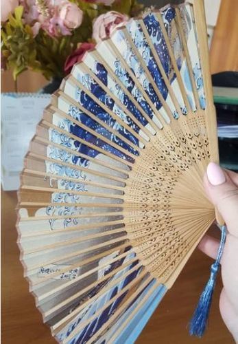 Customer photo review of Éventail Japonais La Grande Vague de Kanagawa