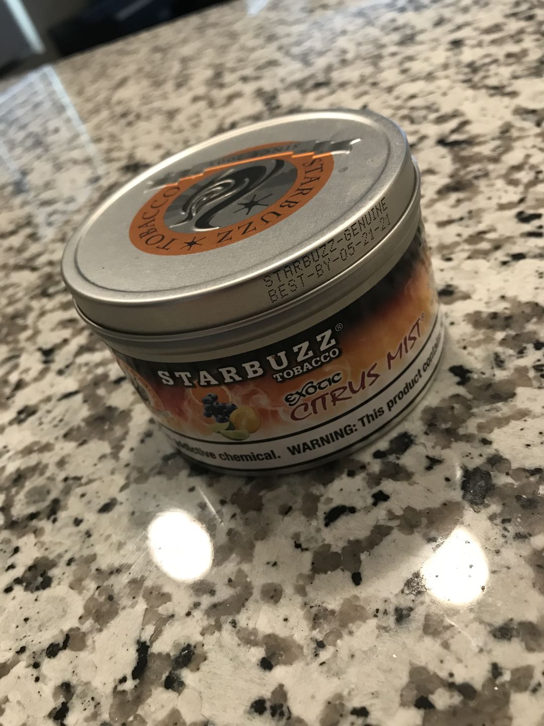 Customer photo review of Starbuzz Shisha 250g