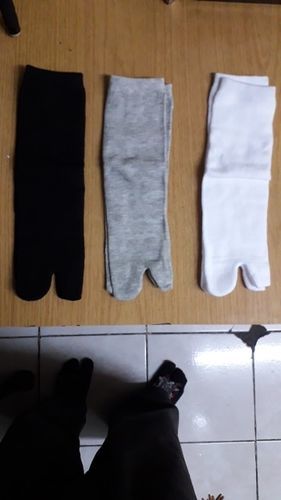Customer photo review of Lot 3 Paires Chaussettes Japonaises Tabi