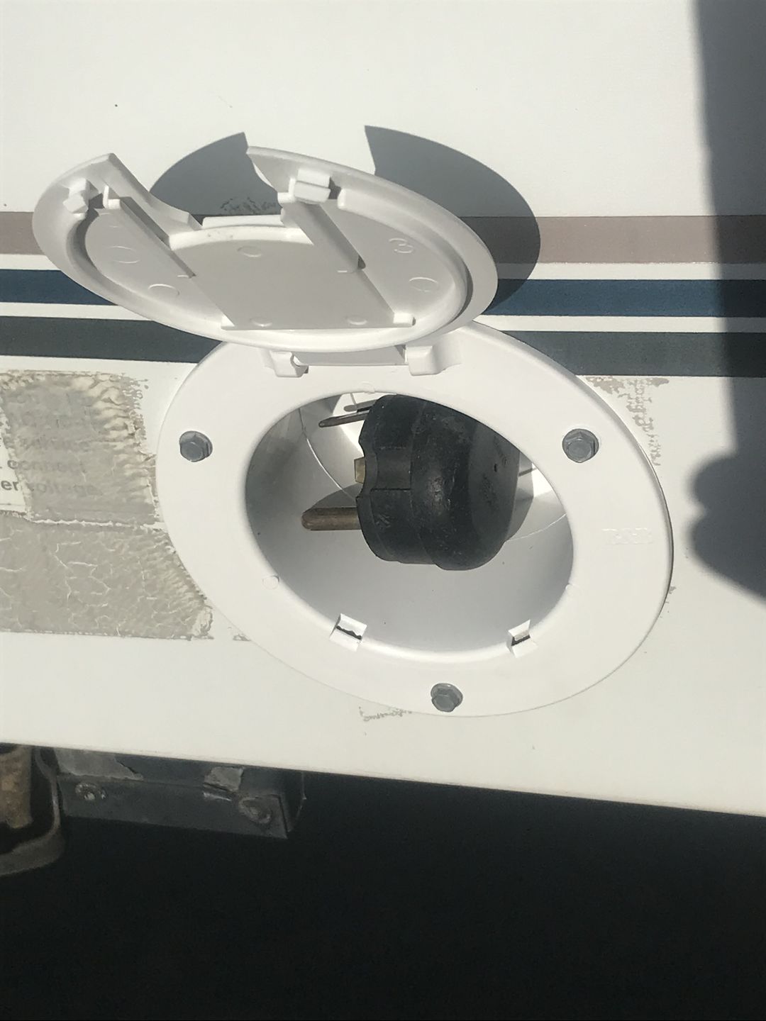 Customer photo review of Power Cord Hatch