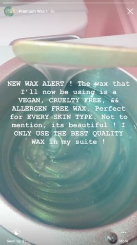 Customer photo review of Signature Series Hair Removal Wax