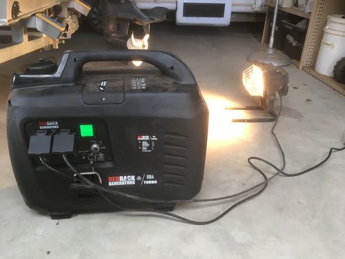 Customer photo review of Generator 4KW Pure Sine Wave Inverter Redback RB4, Remote Start, LCD, Trolley
