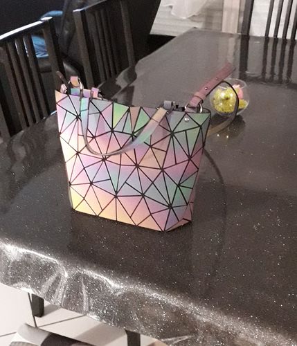 Customer photo review of Sac à main lumineux | Lussiole