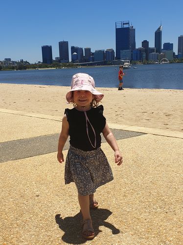 Customer photo review of Australian Animals Beach Hat
