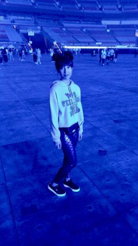 Customer photo review of Your Feelings Are Valid -- Cropped Sweatshirt