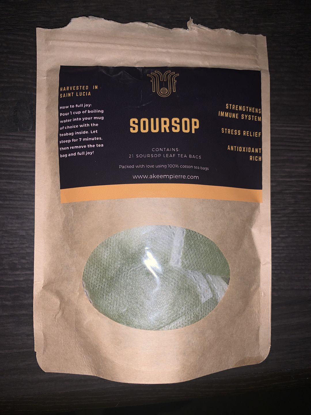Customer photo review of Soursop Leaf