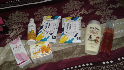 Customer photo review of Herbal Tree D-Tan Bleach with Honey & Milk Protein