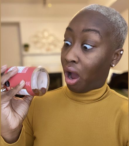 Customer photo review of QUEEN ESSENTIALS- Women's Daily Multi-Vitamin (plant-based) Gummies (45 Day Supply/ .55 Cent A Day) CLICK HERE