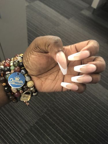 Customer photo review of INSTANT GLAM-SPOTLESS FRENCH LONG COFFIN