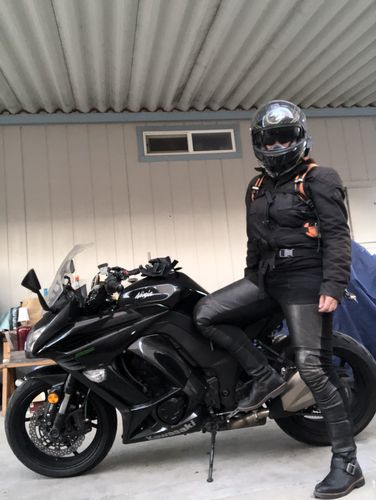 Customer photo review of Shred Moto Jeans 2.0