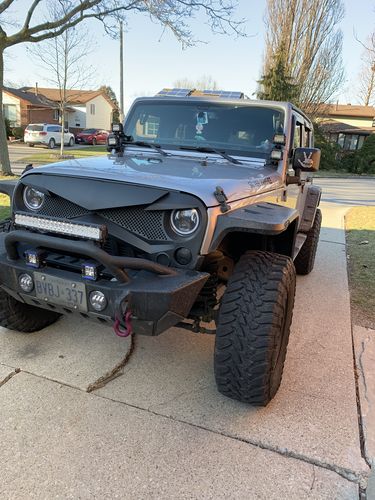 Customer photo review of Hawke Grille - Matte Black (07-18 Jeep Wrangler JK)