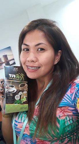Customer photo review of KETOFIT  COFFEE (10 IN 1 SLIMMING COFFEE ) 2 BOXES /FREE SHIPPING