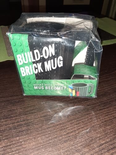 Customer photo review of 350ml Creative Lego Coffee Mug Kids Adult Cutlery Cup