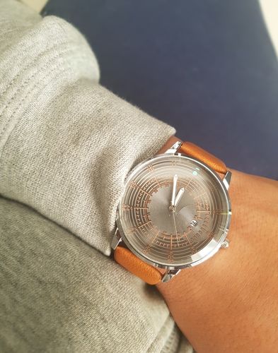 Customer photo review of DROP BROWN/STEEL