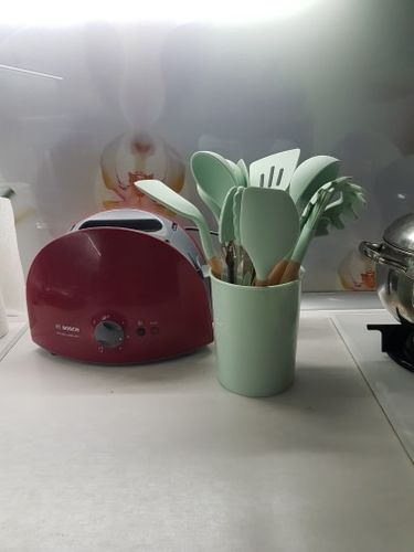Customer photo review of 12pcs Kitchen Utensil Set Silicone Household Wooden Cooking Tools Set