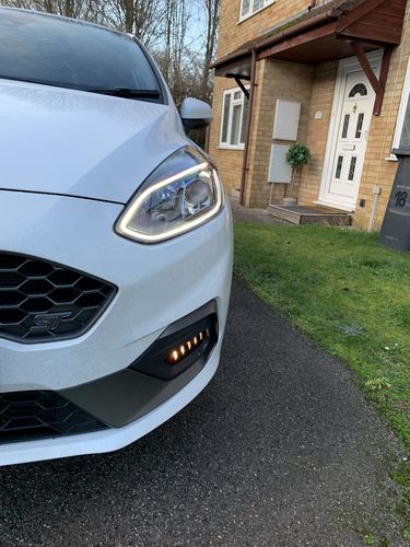 Customer photo review of Fiesta MK8 ST/ST Line Race Style Fog Light Armour