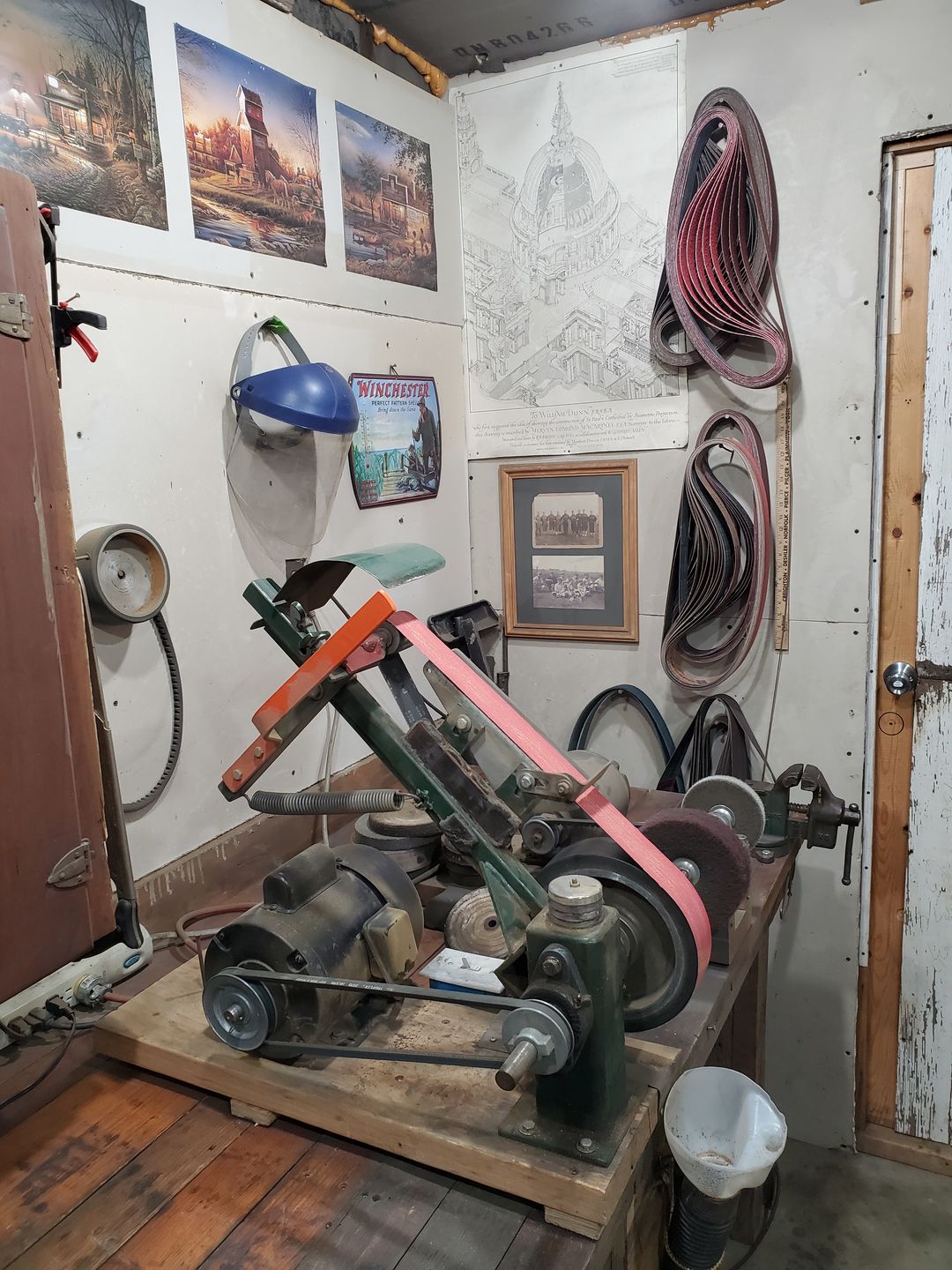 Customer photo review of 2" x 48" Sanding Belts for Stock Removal