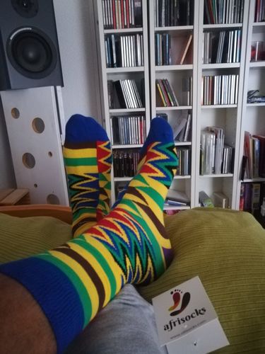 Customer photo review of The Classic Afrisocks Collection