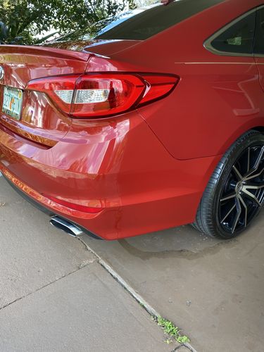 Customer photo review of blue shine™ | premium tire shine