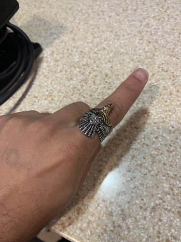 Customer photo review of FREEDOM EAGLE RING