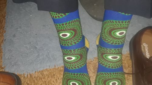 Customer photo review of The Classic Afrisocks Collection