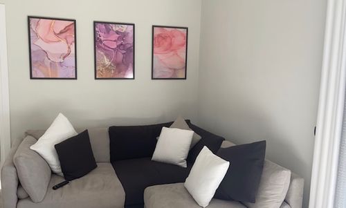 Customer photo review of Pastel Gold Canvas Prints