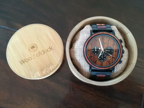 Customer photo review of Wood o'clock - Kastanie