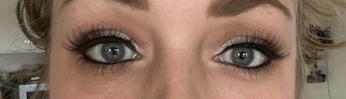 Customer photo review of Sapphire Magnetic Eyelashes and Eyeliner Kit