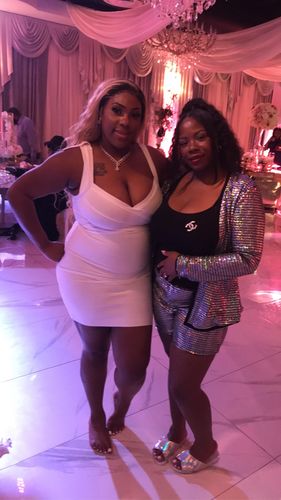 Customer photo review of Fashion Trendy Casual Sequins Two Pieces