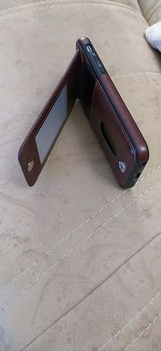 Customer photo review of Vertical flip card holder holster