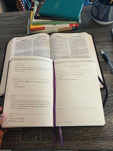 Customer photo review of The Daily Kairos Journal