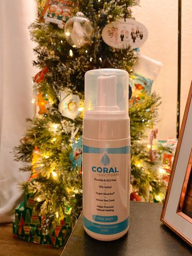 Customer photo review of Nano Silver Foaming Toothpaste